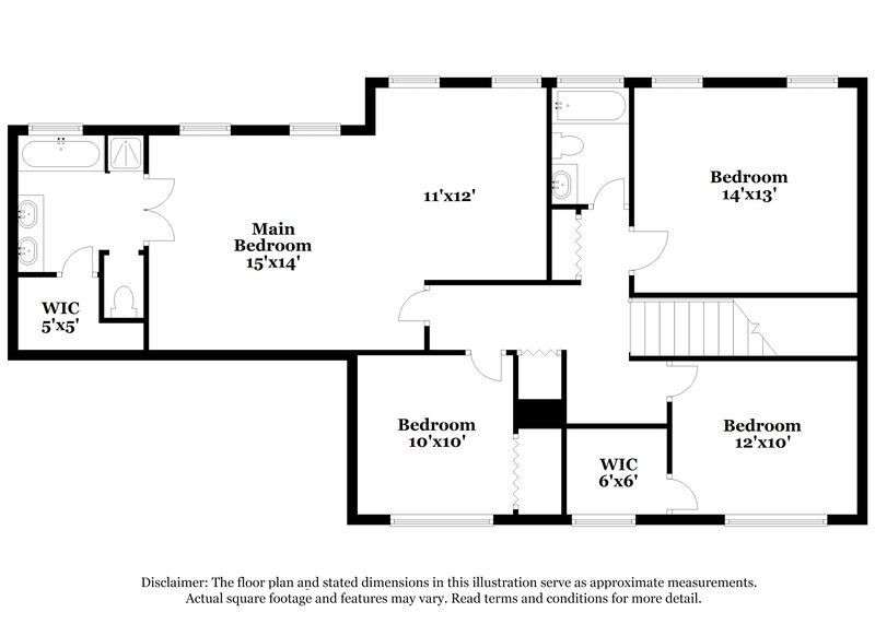 2,115/Mo, 8280 Eastshore Dr Union City, GA 30291 Floor Plan View 2