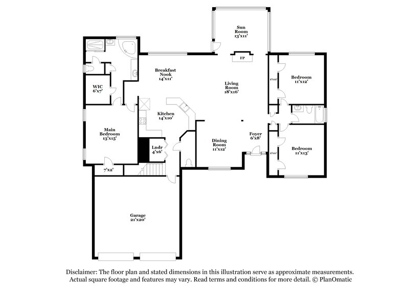 3,430/Mo, 361 Vista Creek Drive Stockbridge, GA 30281 Floor Plan View