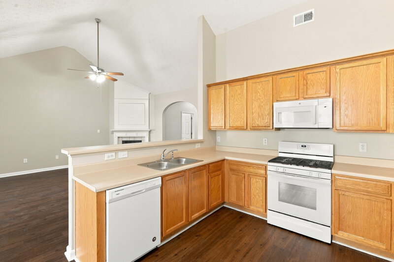 2,050/Mo, 5486 Somer Mill Road Douglasville, GA 30134 Kitchen View 2
