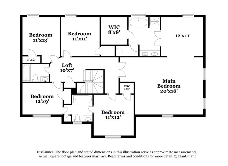 2,600/Mo, 5102 Redcoat Ln McDonough, GA 30252 Floor Plan View 2