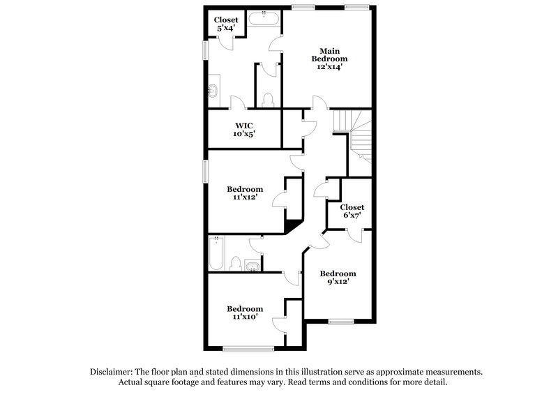 2,100/Mo, 317 Lauren Dr. Fairburn, GA 30213 Floor Plan View 2