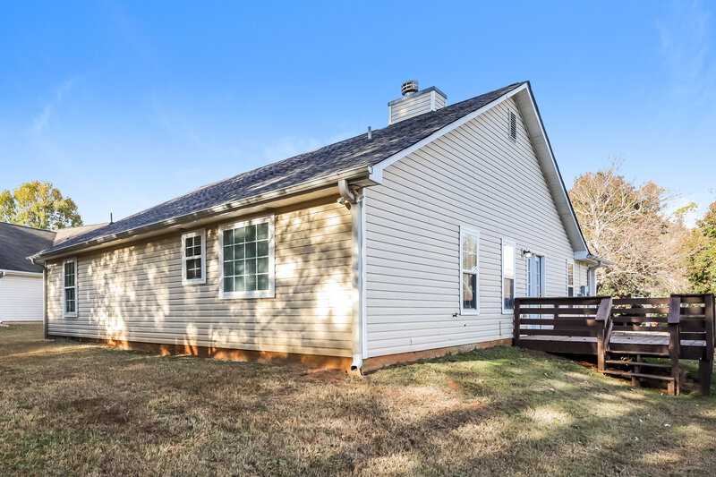 1,750/Mo, 1825 Neighborhood Walk McDonough, GA 30252 Rear View