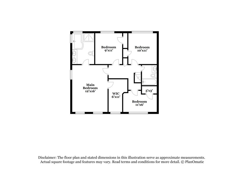 2,280/Mo, 210 Greenland Drive McDonough, GA 30253 Floor Plan View 2