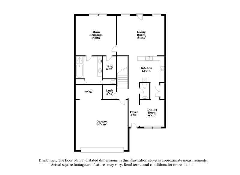 1,950/Mo, 19 Castlemoor Loop Adairsville, GA 30103 Floorplan View