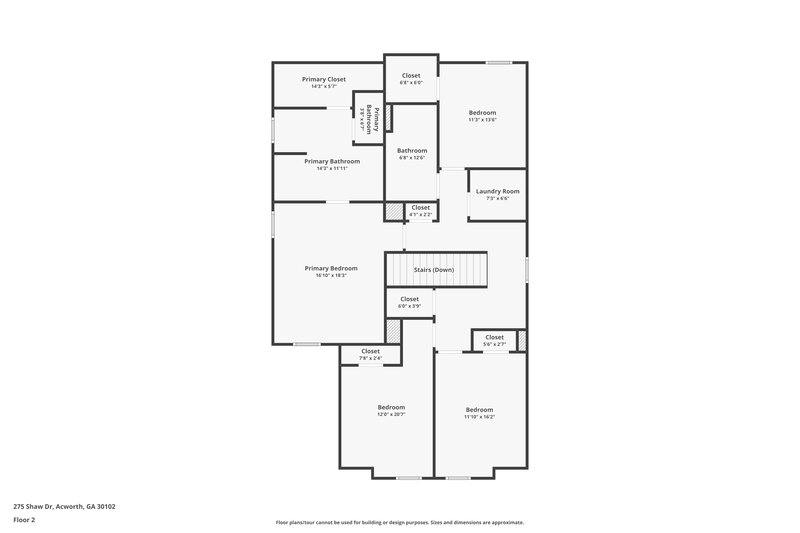 0/Mo, 275 Shaw Dr Acworth, GA 30102 Floor Plan View 2
