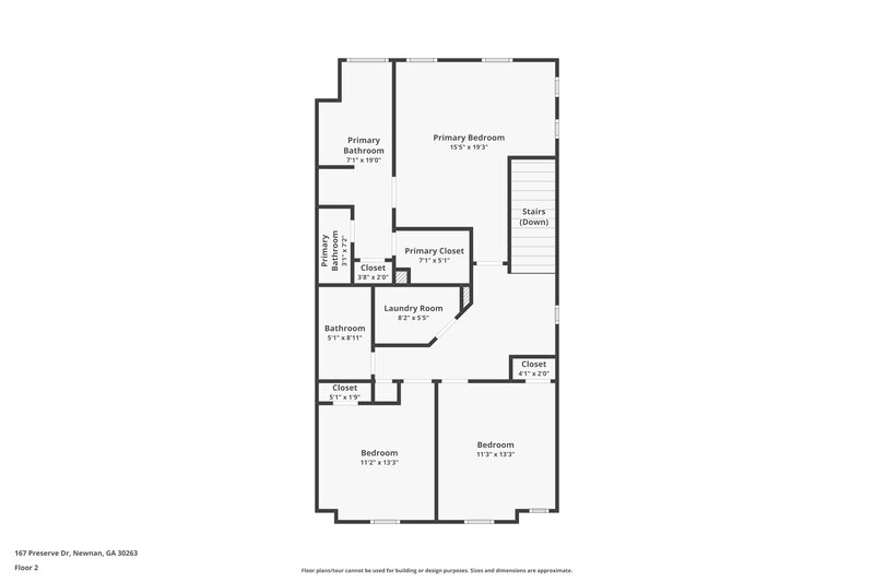 1,935/Mo, 167 Preserve Drive Newnan, GA 30263 Floor Plan View 2