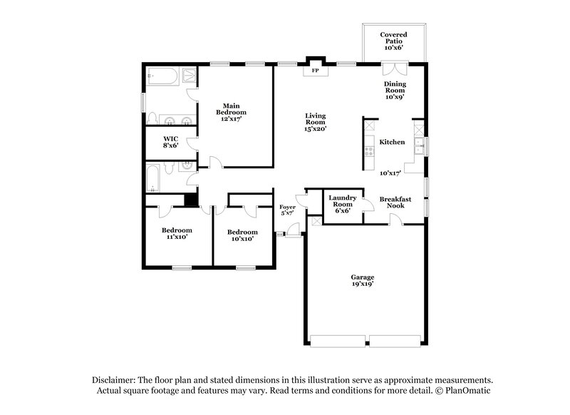 1,840/Mo, 123 Berkley Dr. Villa Rica, GA 30180 Floor Plan View