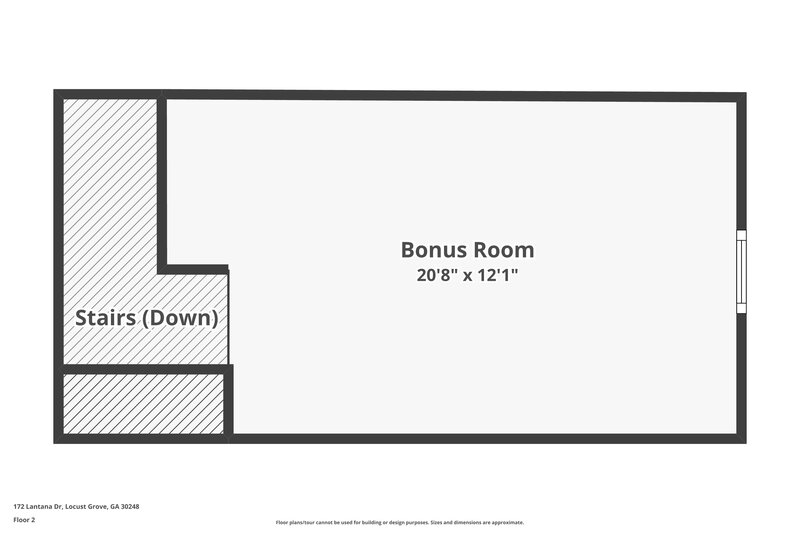 1,880/Mo, 172 Lantana Drive Locust Grove, GA 30248 Floor Plan View 2