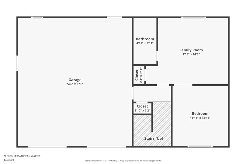 2,120/Mo, 16 Redwood Drive Adairsville, GA 30103 Floor Plan View