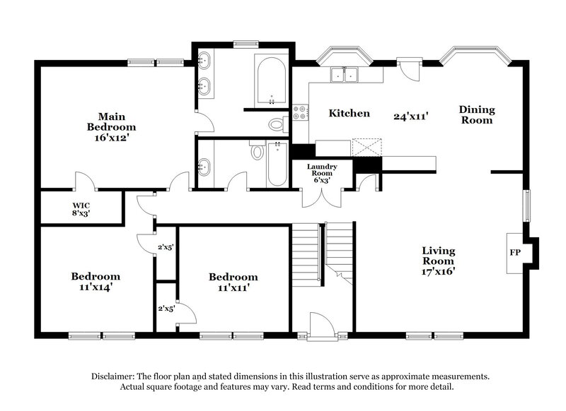 3,060/Mo, 1260 Grayland Hills Trl Lawrenceville, GA 30046 Floor Plan View 2
