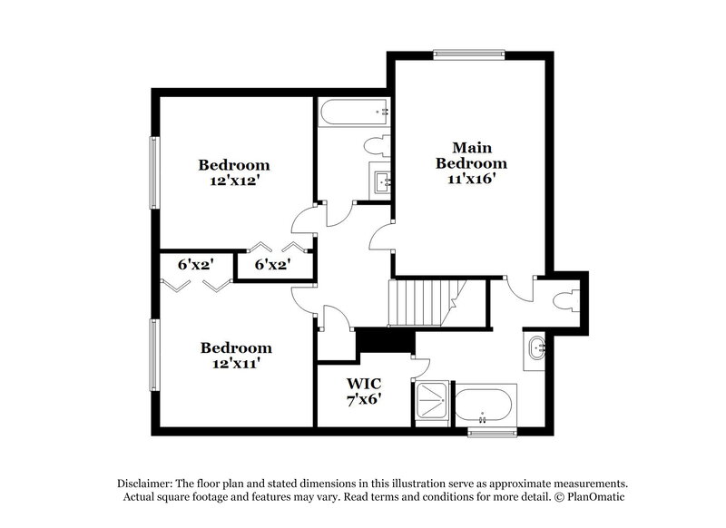 1,965/Mo, 1920 Rocky Mill Drive Lawrenceville, GA 30044 Floor Plan View