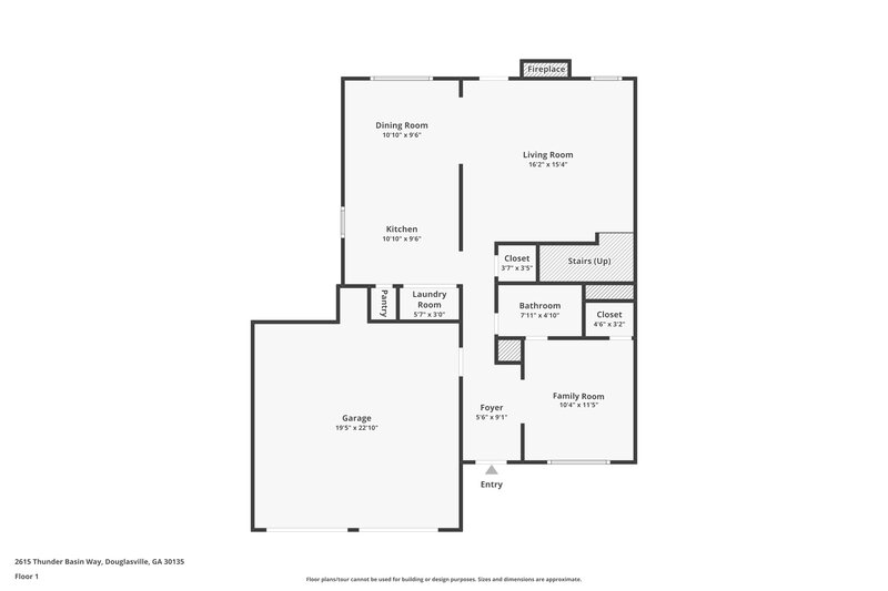 2,740/Mo, 2615 Thunder Basin Way Douglasville, GA 30135 Floor Plan View