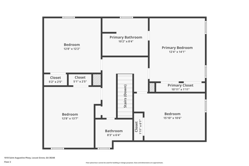 1,730/Mo, 1018 Saint Augustine Parkway Locust Grove, GA 30248 Floorplan View 2