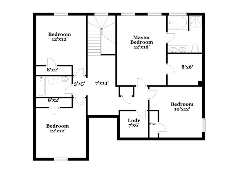 2,055/Mo, 78 Moss Way Cartersville, GA 30120 Floor Plan View