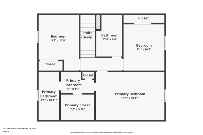 2,520/Mo, 245 Whistle Way Locust Grove, GA 30248 Floor Plan View 2