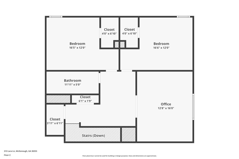 2,080/Mo, 313 Lara Lane McDonough, GA 30253 Floor Plan View 2