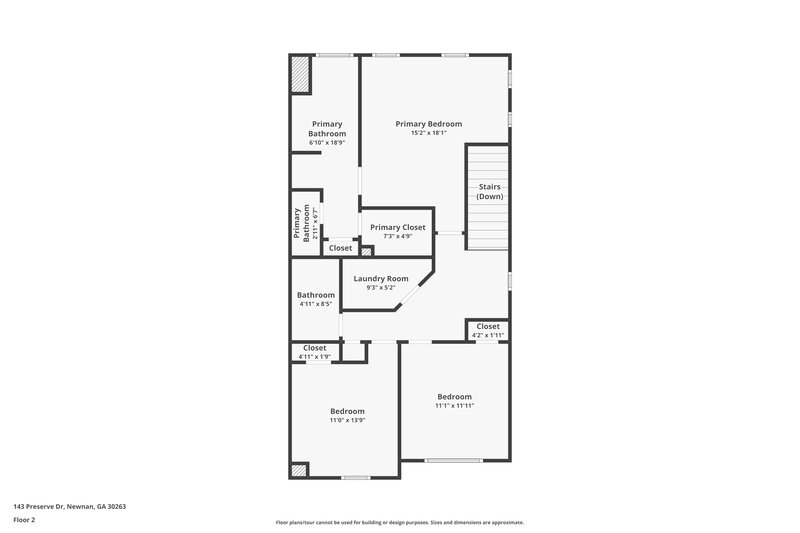 1,910/Mo, 143 Preserve Dr Newnan, GA 30263 Floor Plan View 2