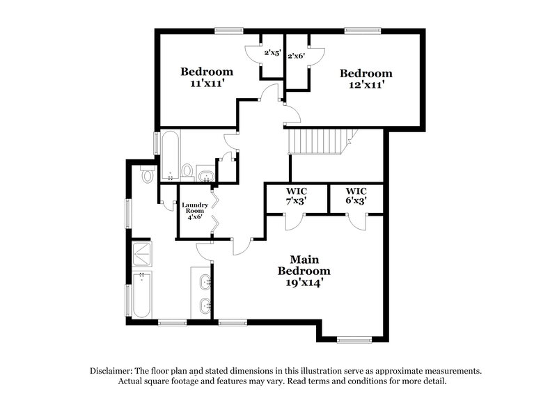 2,870/Mo, 5028 Kens Court Stockbridge, GA 30281 Floor Plan View 2
