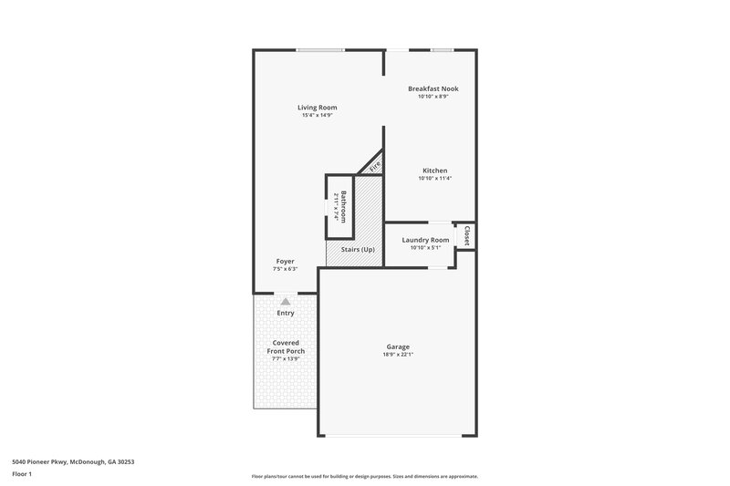 1,910/Mo, 5040 Pioneer Parkway McDonough, GA 30253 Floor Plan View