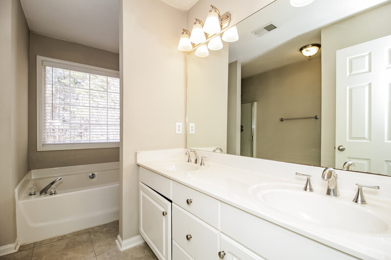 3,220/Mo, 3882 Saint George Terrace Powder Springs, GA 30127 Main Bathroom View