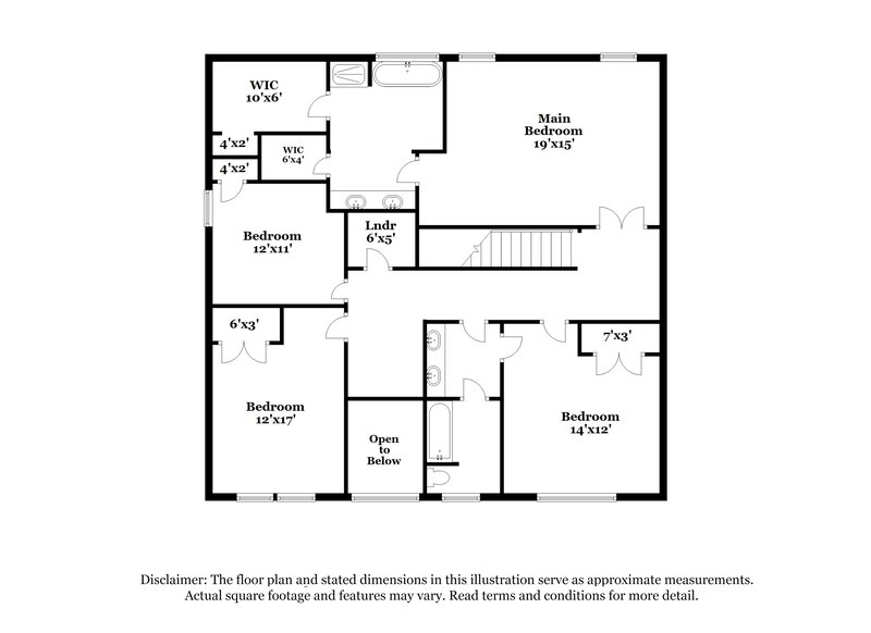2,300/Mo, 314 Lenore Court Hiram, GA 30141 Floor Plan View 2