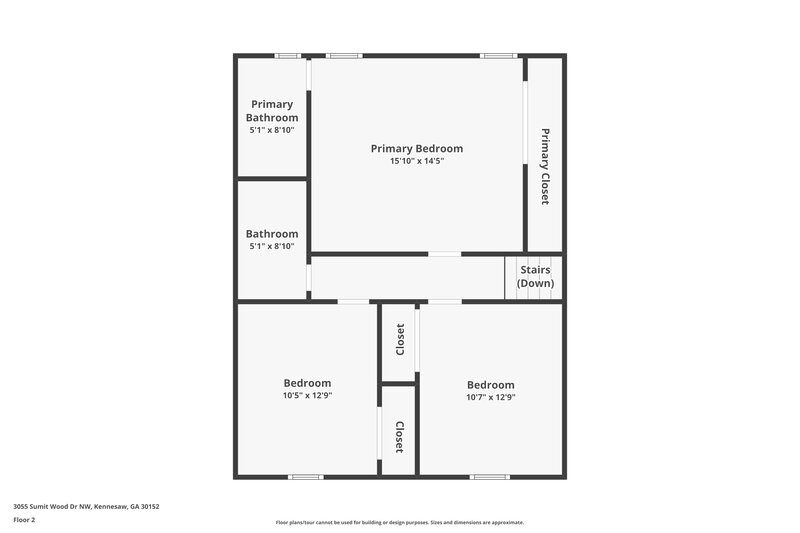 1,860/Mo, 3055 Sumit Wood Drive NW Kennesaw, GA 30152 Floorplan View 2