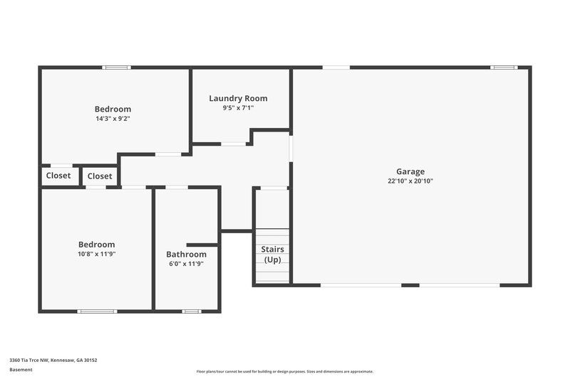 1,975/Mo, 3360 Tia Trace NW Kennesaw, GA 30152 Floor Plan View 2