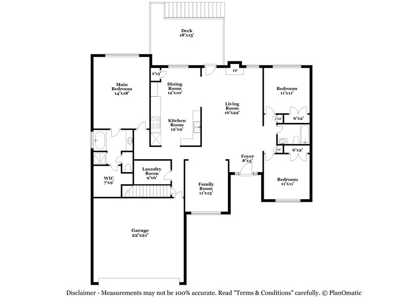 3,330/Mo, 134 Brookhaven Lane McDonough, GA 30253 Floor Plan View
