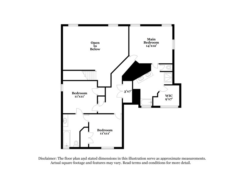 1,830/Mo, 3025 Yellow Pine Terrace McDonough, GA 30252 Floor Plan View