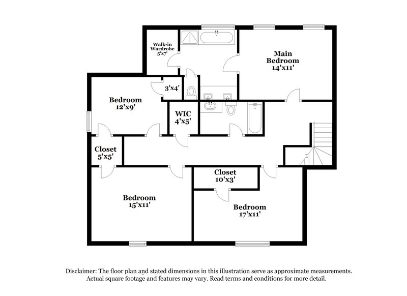 2,200/Mo, 619 Beaujolais Court McDonough, GA 30253 Floorplan View 2