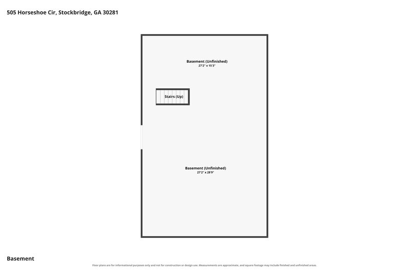 2,000/Mo, 505 Horseshoe Circle Stockbridge, GA 30281 Floor Plan View