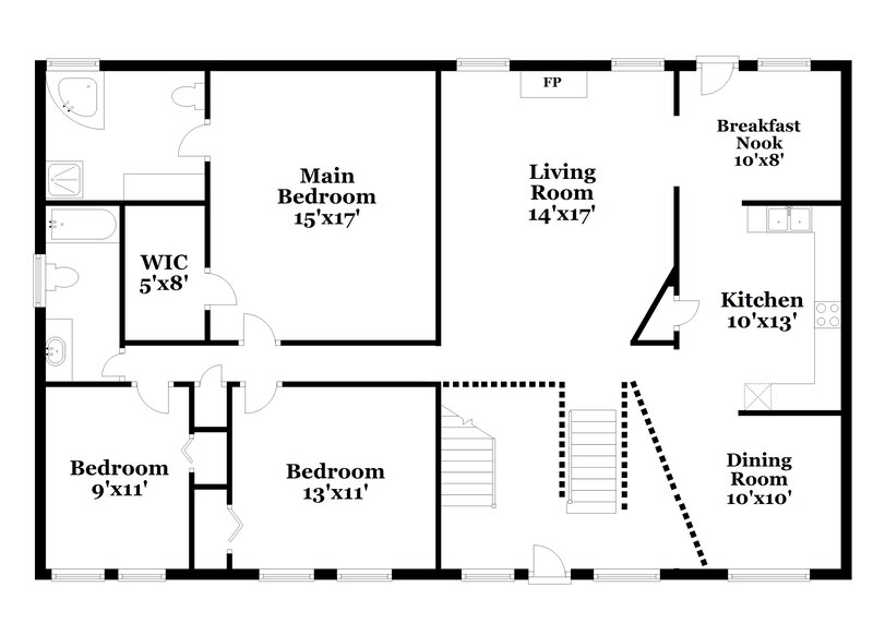 2,620/Mo, 1481 Roberts Dr Mableton, GA 30126 Floor Plan View