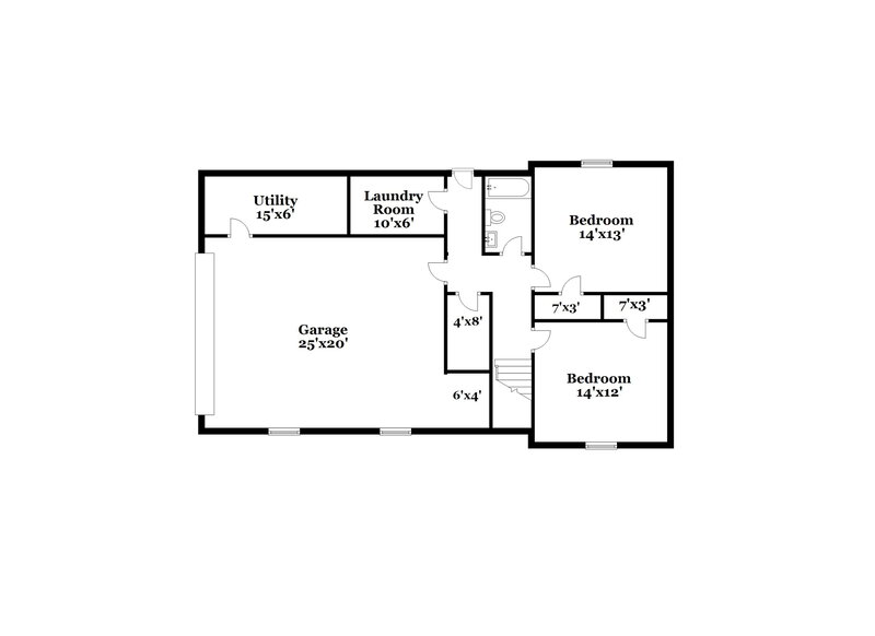 2,290/Mo, 100 Comet Ct Dallas, GA 30157 Floor Plan View 2