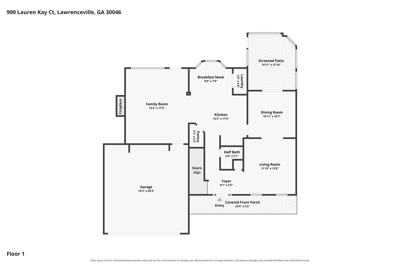 2,270/Mo, 900 Lauren Kay Ct Lawrenceville, GA 30046 Floor Plan View