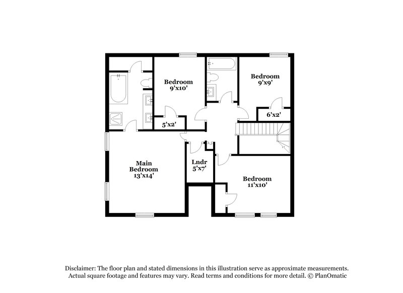 1,900/Mo, 220 Foggy Creek Lane Hiram, GA 30141 Floor Plan View 2