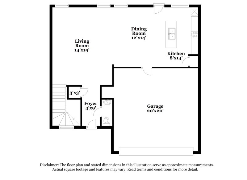 2,980/Mo, 203 Fern Walk Lawrenceville, GA 30045 Floor Plan View