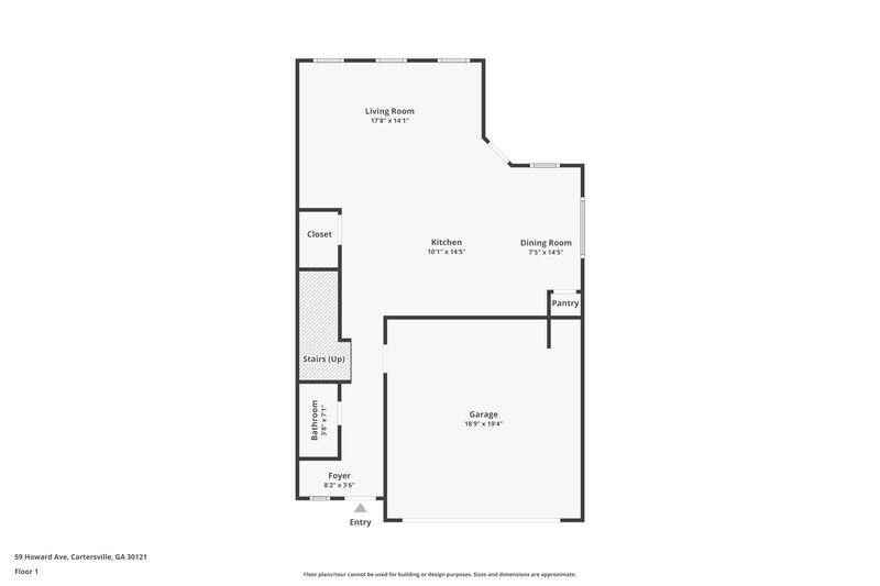 2,590/Mo, 59 Howard Ave Cartersville, GA 30121 Floor Plan View