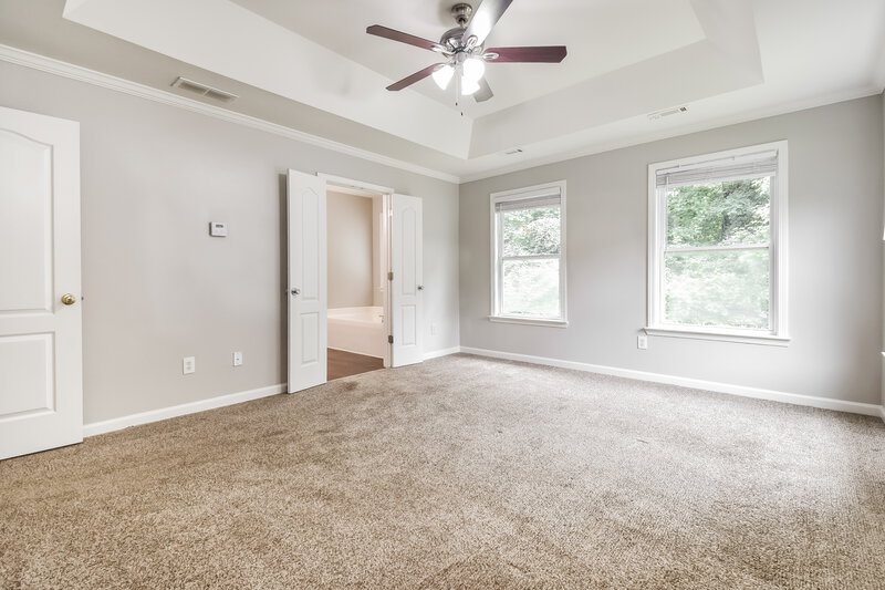 2,025/Mo, 3633 Aberdeen Way Douglasville, GA 30135 Main Bedroom View 2
