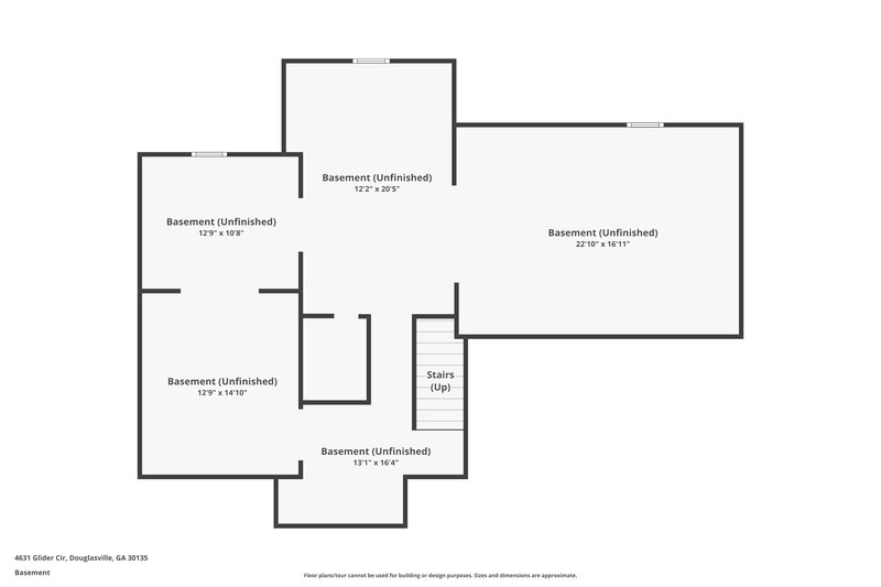 3,110/Mo, 4631 Glider Circle Douglasville, GA 30135 Floor Plan View 3