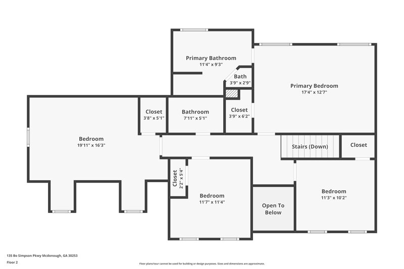 2,090/Mo, 135 Bo Simpson Pkwy McDonough, GA 30253 Floor Plan View 2