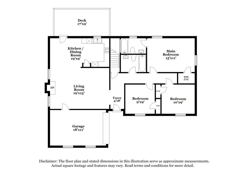 2,170/Mo, 1471 Daniel Ln Lawrenceville, GA 30046 Floor Plan View