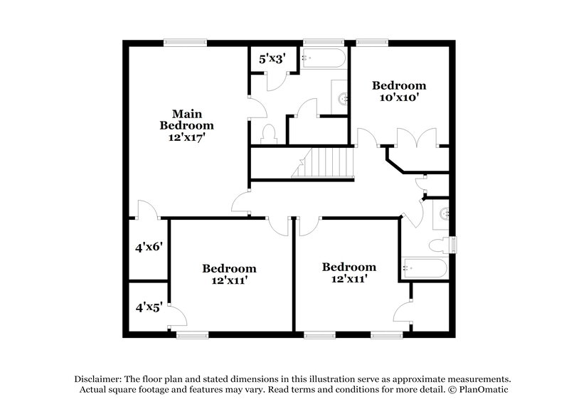 1,850/Mo, 5100 Tussahaw Xing McDonough, GA 30252 Floor Plan View 2