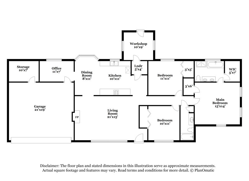 2,660/Mo, 411 Fairhaven Ct Stockbridge, GA 30281 Floor Plan View