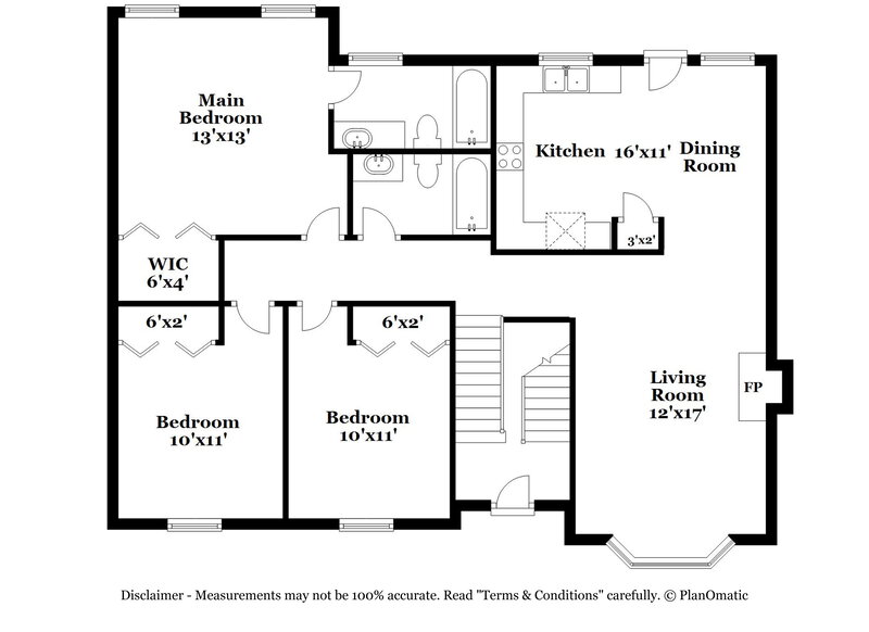 1,975/Mo, 6548 Snowbird Ln Douglasville, GA 30134 Floor Plan View