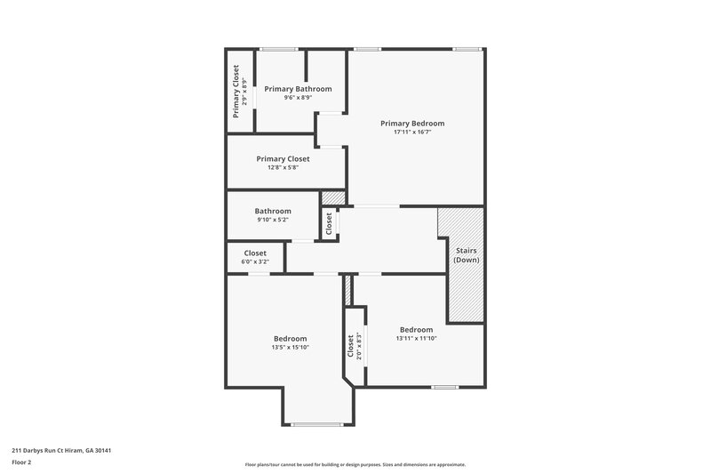 3,160/Mo, 211 Darbys Run Court Hiram, GA 30141 Floor Plan View 2