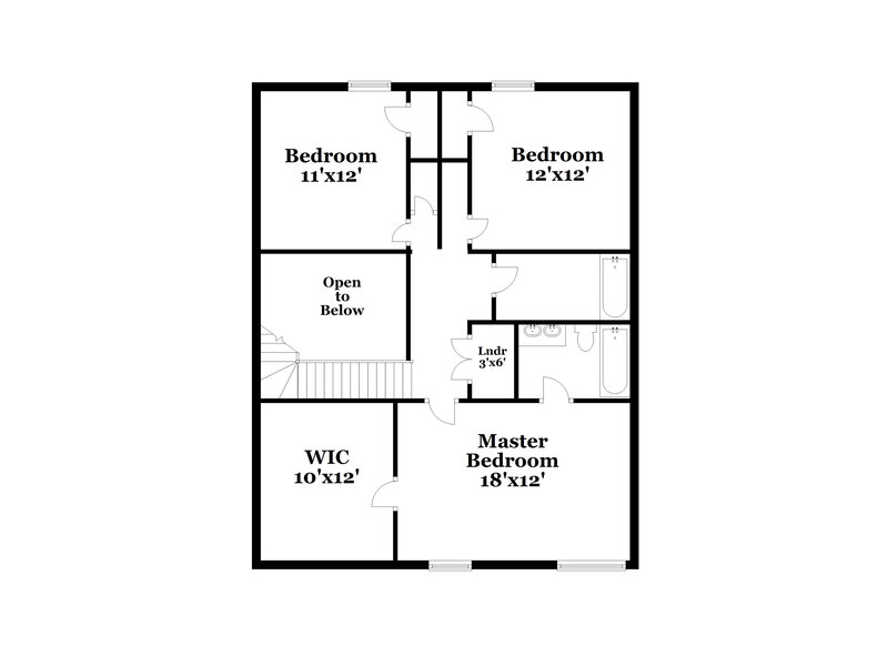 1,980/Mo, 322 Freeman Cir Villa Rica, GA 30180 Floor Plan View 2