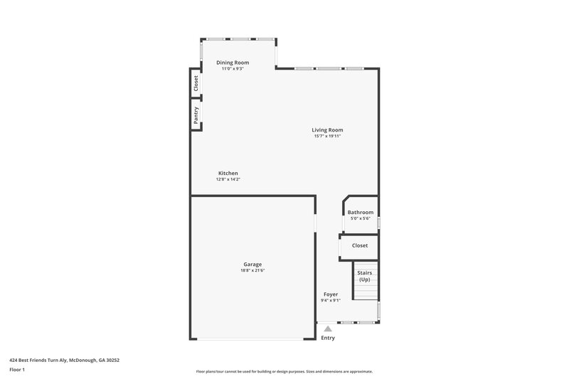 2,420/Mo, 424 Best Friends Turn Alley McDonough, GA 30252 Floor Plan View