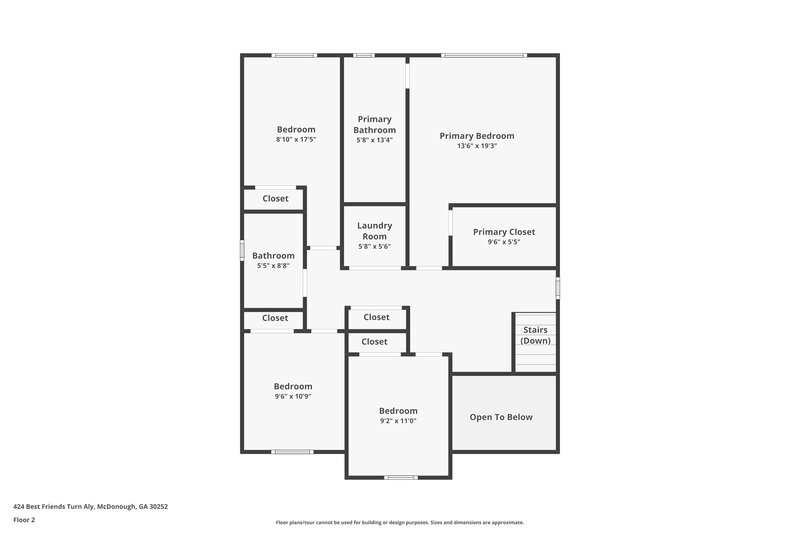 2,420/Mo, 424 Best Friends Turn Alley McDonough, GA 30252 Floor Plan View 2