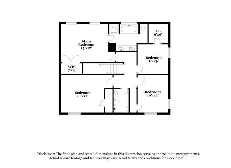 2,015/Mo, 280 Foggy Creek Ln Hiram, GA 30141 Floorplan View 2