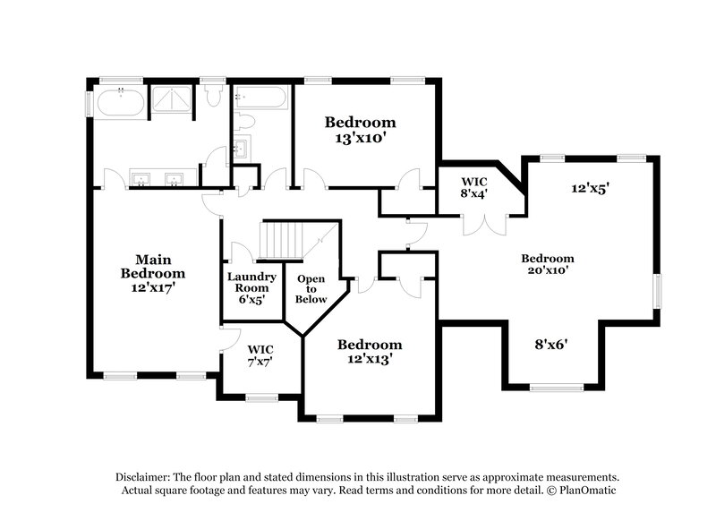 2,065/Mo, 8562 Glendevon Court Riverdale, GA 30274 Floor Plan View 2